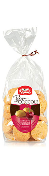 BISCOCCOLE-CILIEGIA BisCOCCOLE in Busta - Biscotti Crema di Cacao da 250g