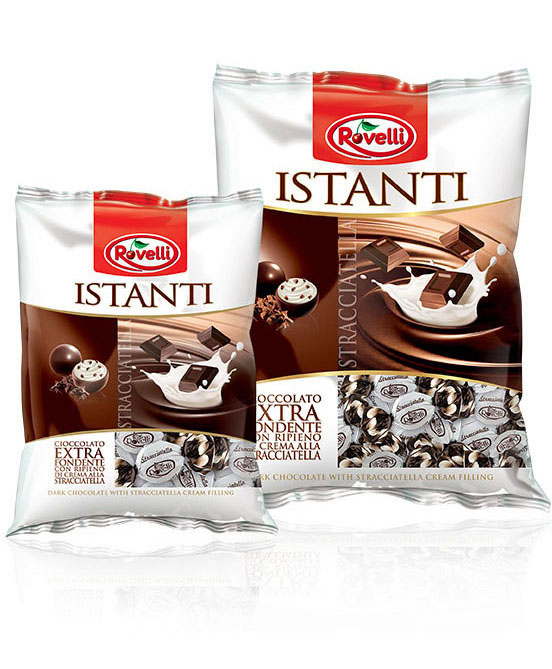 Praline Istanti Busta e Sacchetto alla Stracciatella da 160g e 1000g